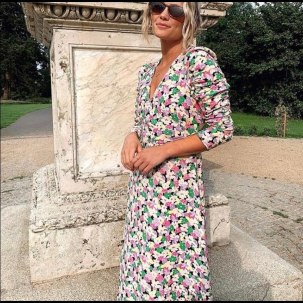 Floral h and m dress.